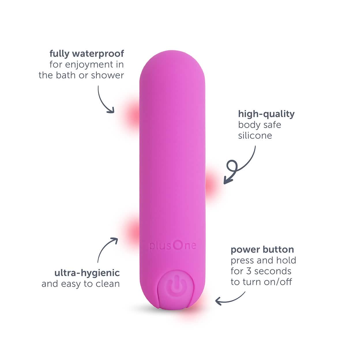 plusOne® vibrating bullet - Image 12