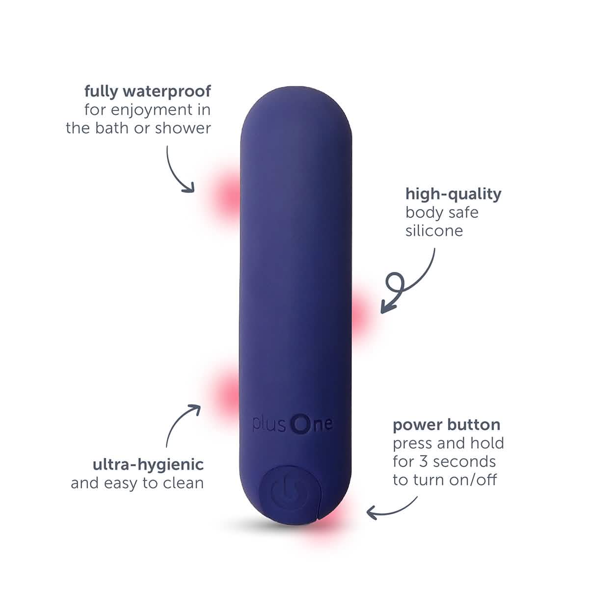 plusOne® vibrating bullet - Image 34
